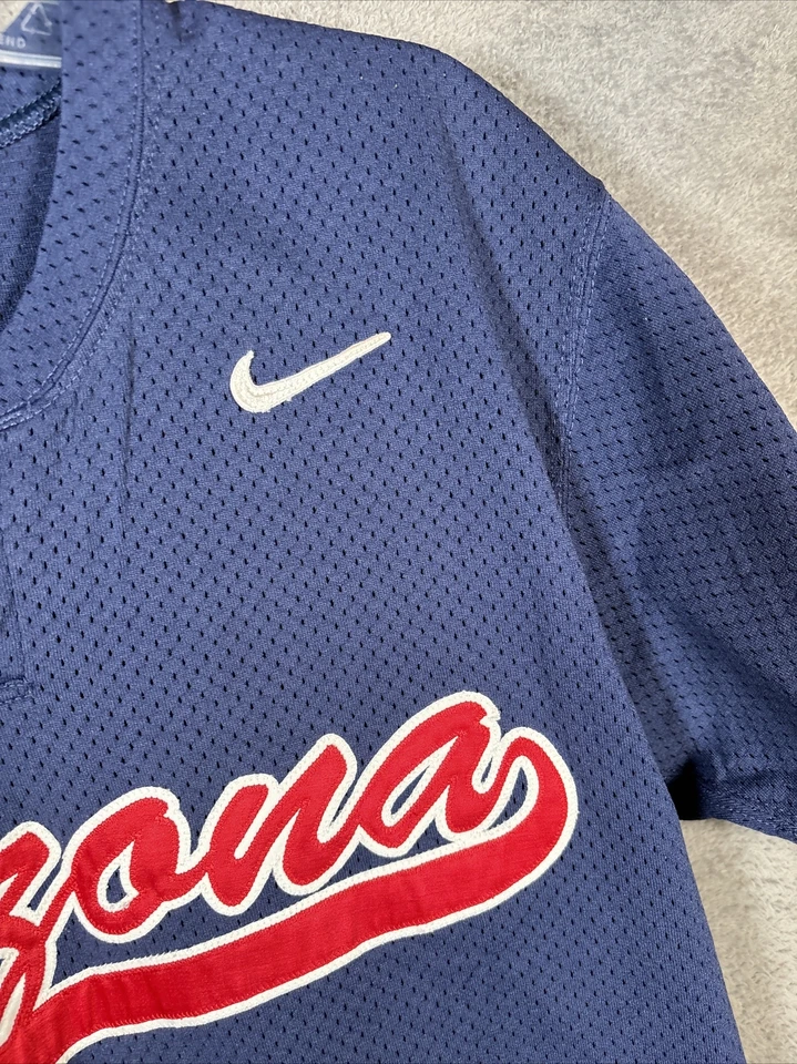VINTAGE Arizona Wildcats Baseball Jersey Nike Size 38 Adult S/M Player Issue 90s - Image 2 of 4