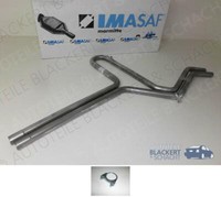 Imasaf Auspuff Mittelrohr+Schellen für Maserati Biturbo Coupe+Spider 2.0 BJ85-87