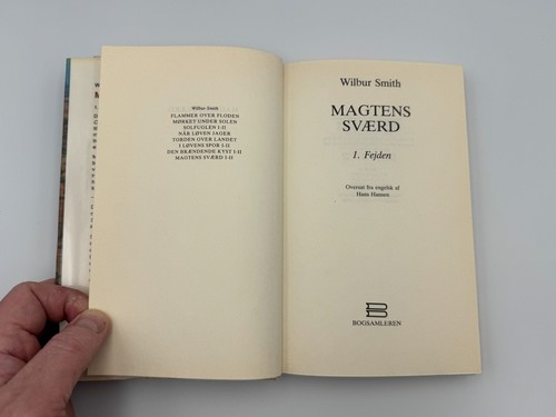 2 Bücher Set - Magtens Svaerd (Macht des Schwertes) von Wilbur Smith - DÄNISCH sehr guter Zustand - Bild 4 von 10