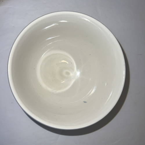 Delft Blue Windmill Sailboat Scenes White Ceramic Bowl 5.25"D x3"T - Picture 7 of 10