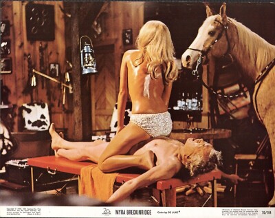 RAQUEL WELCH  JOHN HUSTON MYRA BRECKINRIDGE Lobby Card Photo Reprint 4'' x 6''