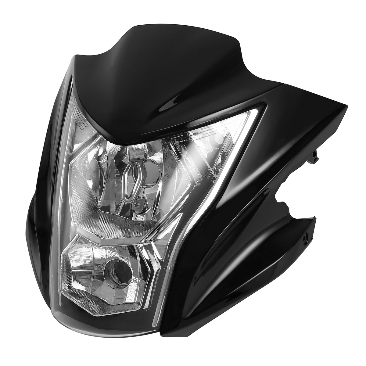 Scheinwerfer Schwarz Verkleidung Fit For Kawasaki ER6N 2012 2013  