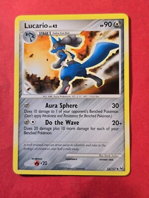 2009 Pokemon Platinum #53 Lucario, UC, NF/H, cd7 | eBay