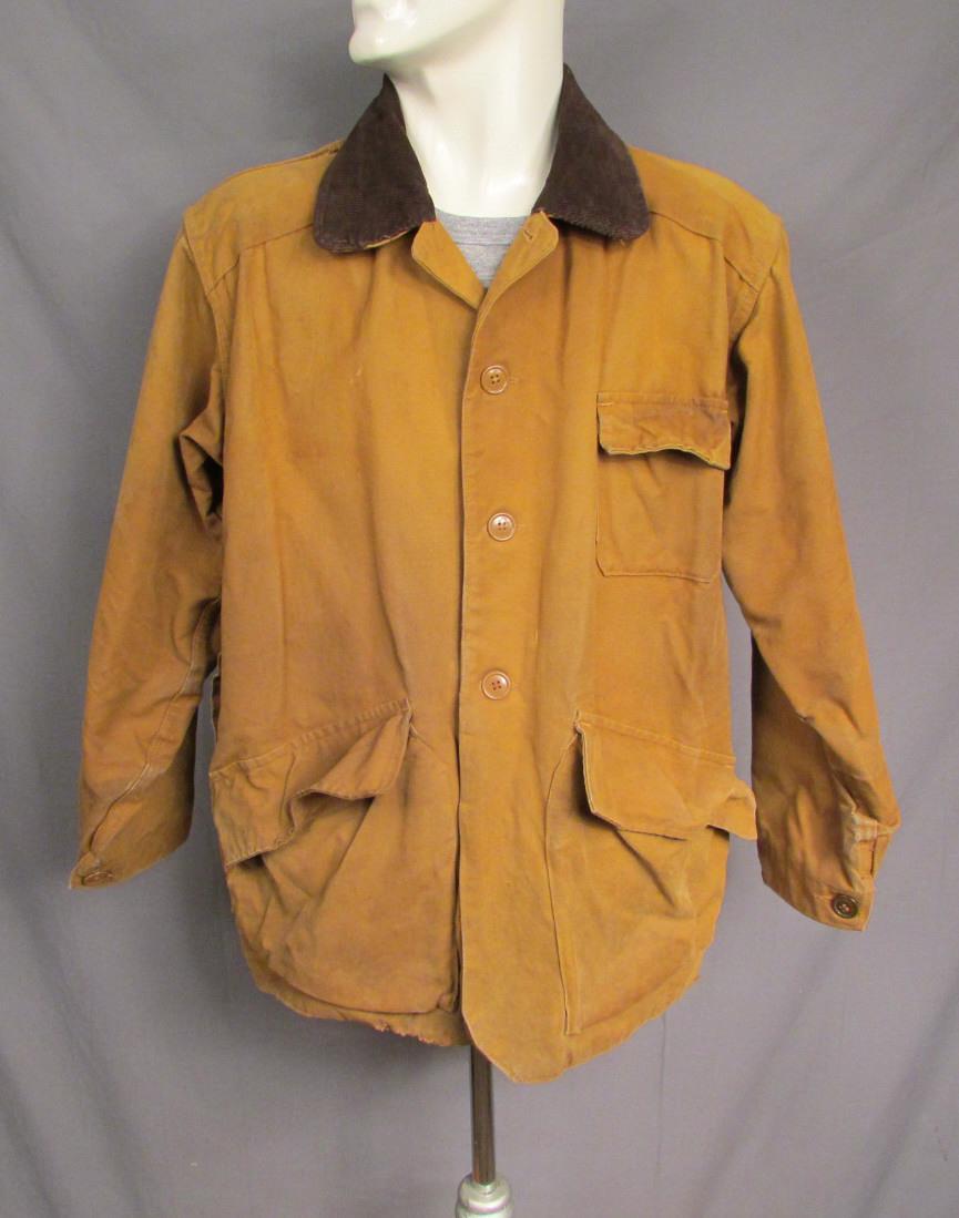 Vintage 1960s Bullseye Bill Shooting Hunting Field Jacket Heavy