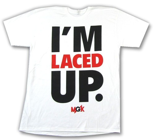 Machine Gun Kelly I'm Laced Up White T 