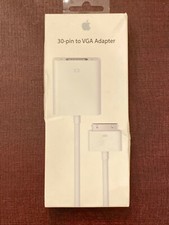 Apple A1368 VGA to 30-Pin Adapter Cable MC552ZM/B iPhone iPad