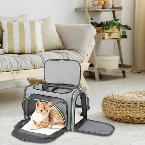 Pet Bags for Travel Foldable Mesh Pet Carrier Portable Pet Carrier Outdoor - Picture 11 of 15