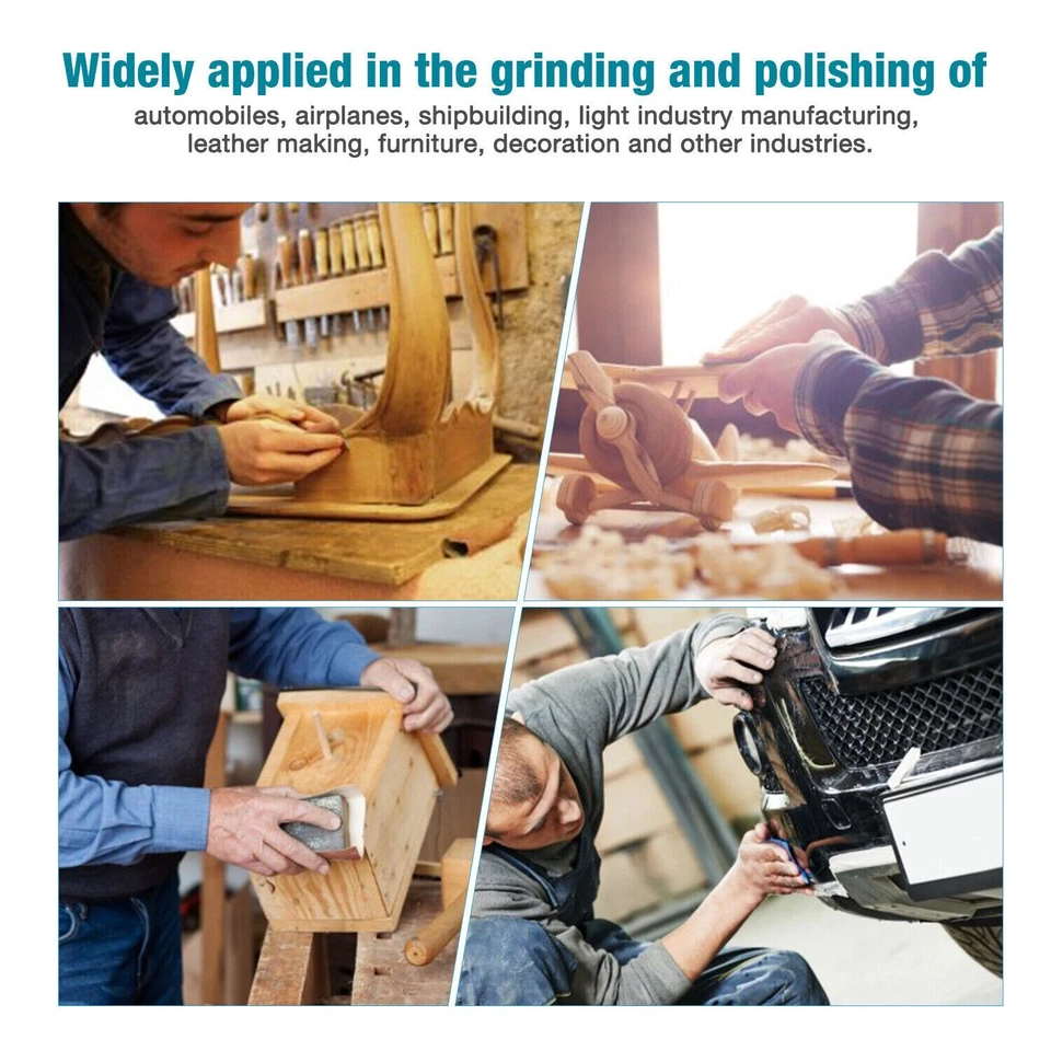 72 Pcs Sandpaper Sand Paper Sanding Sheets Assorted Auto Wet Dry Wood Car Metal Foto 4 de 4