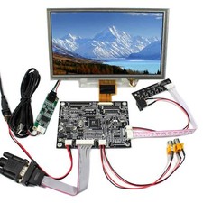 VGA 2AV LCD Controller Board 8" ZJ080NA 08A 1024x600 Touch Sensor LCD Screen
