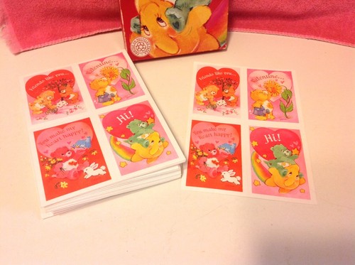 Vtg Care Bears Valentine Cards 38 Ct for Kids American Greetings 1997 opened pkg - Picture 3 of 4