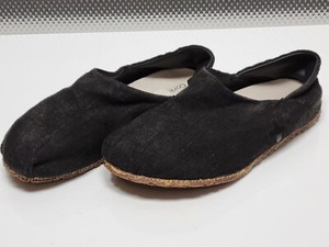 OETZI3300 Oetz Black Canvas Low Shoes Slip-On Walking Fashion Sz 38 US 6w 3m