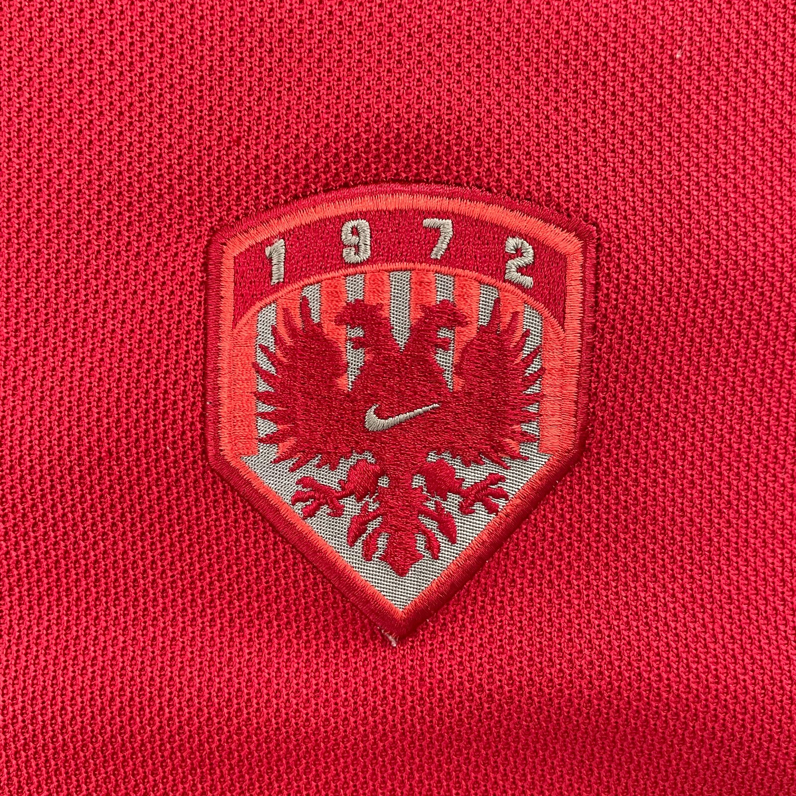 VINTAGE Russian Coast Of Arms Goalkeeper Shirt Adult Medium Red Nike Logo Mens M view 4