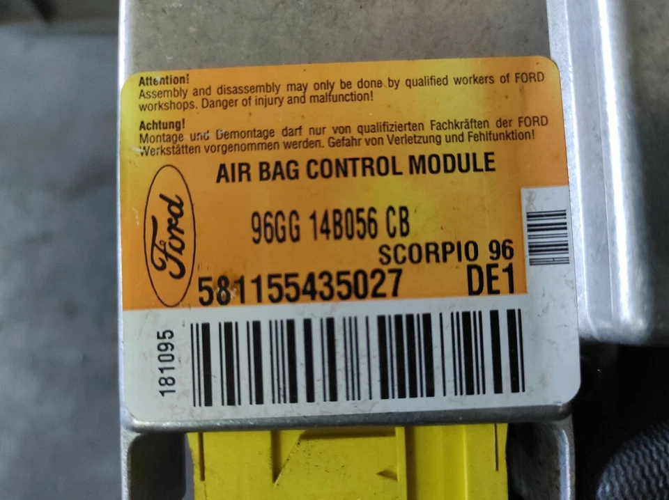 FORD SCORPIO II Centralina Airbag 96GG 14B056 CB Originale - Immagine 4 di 4