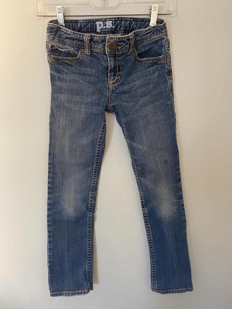 PS Aeropostale Girls Size 10R Skinny Jeans Medium Wash