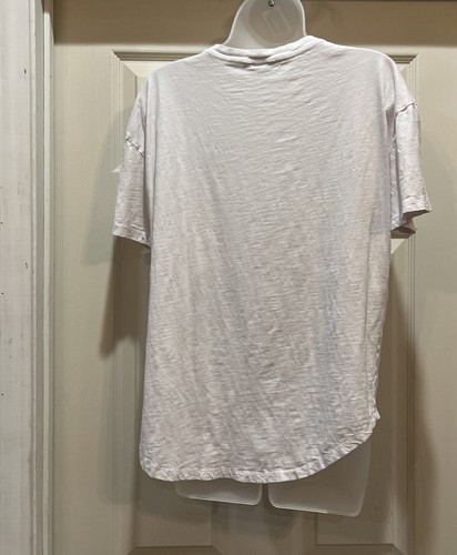 Wildfox Women's L Take Me Away Graphic T-shirt Tee Retro VW Bus White Heathered - Picture 4 of 7
