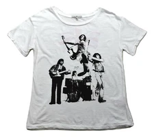 Junk Food Womens The Who 1989 The Kids Are Alright Tour White Shirt New XS-XL