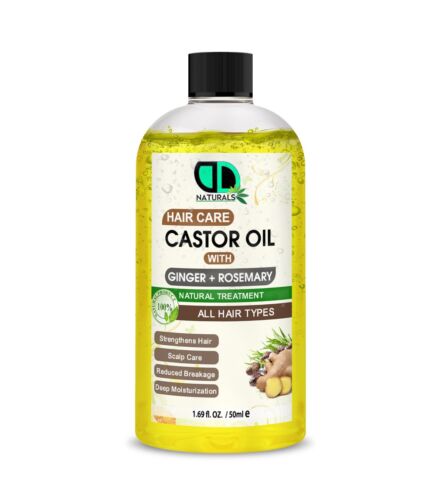Hair Care Castor Oil with Ginger & Rosemary Oil - Growth, Strength and Nourish - Picture 7 of 27