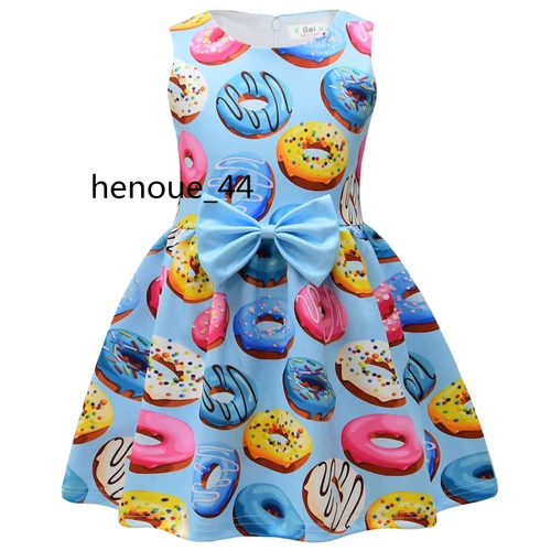 minnie stitch Cartoon Bowknot Dress Skirt Princess Party Birthday Fancy girl - Picture 67 of 69