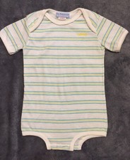 Vtg Osh Kosh B Gosh Baby Toddler Striped One Piece Snap Closure Size 24 Months
