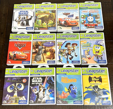 12 Leap Frog Leapster/Leapster 2 Children's Learning Games Disney Star Wars
