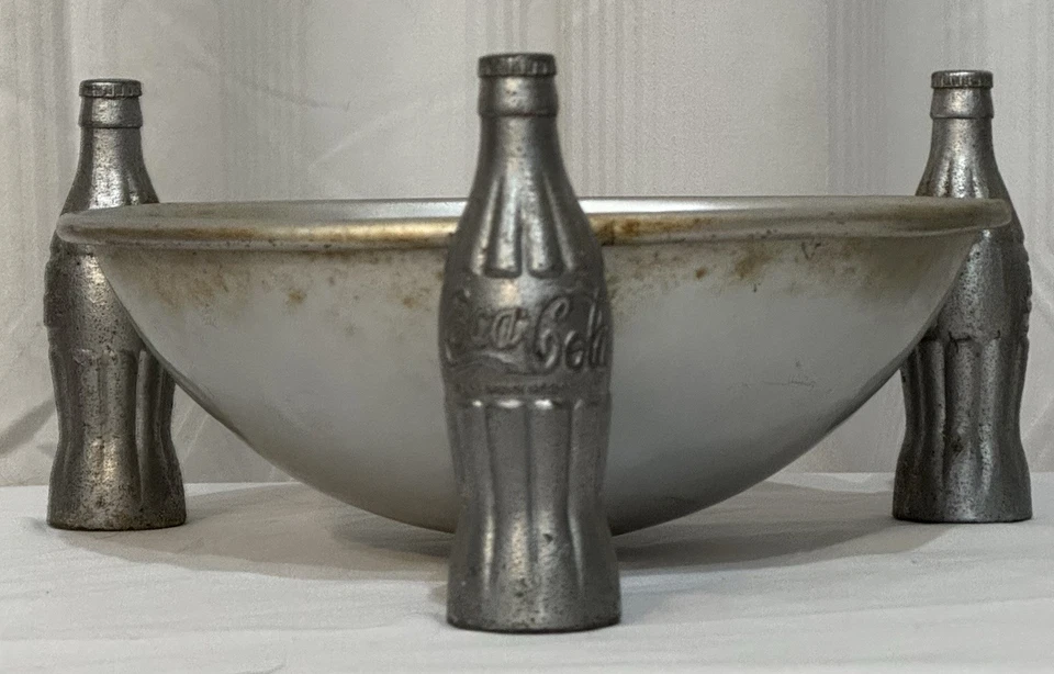 Винтажная коллекционная алюминиевая чаша для кренделя 1935 Coca-Cola Brunhoff - Изображение 2 из 4