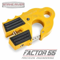 Factor 55 Yellow UltraHook XTV Closed Winch Shackle Mount 16K LBS Load 00275-03