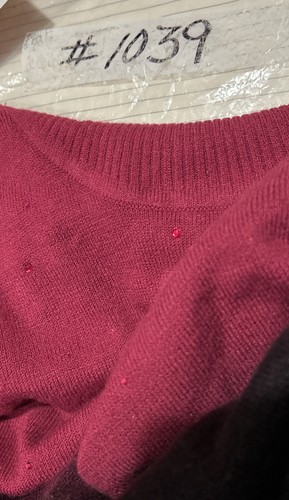NOTATIONS DAMENGRÖSSE 1 X ROSA/SCHWARZ OMBRÉ WASSERFALLAUSSCHNITT PULLOVER - Bild 10 von 10