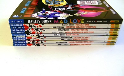 HARLEY QUINN - 1 2 3 4 5 6 7 8 9 komplett + MAD LOVE Paperback PANINI 2014-2016