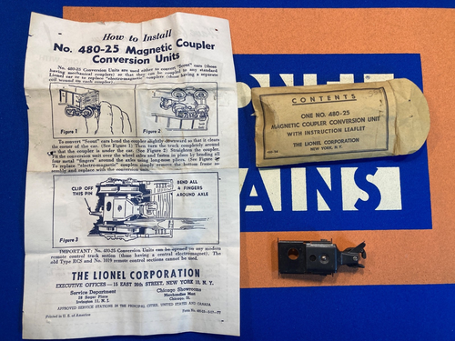 Lionel 480-16 Knuckle Springs – O Gauge Coupler Repair – 50 Pack – USA Made