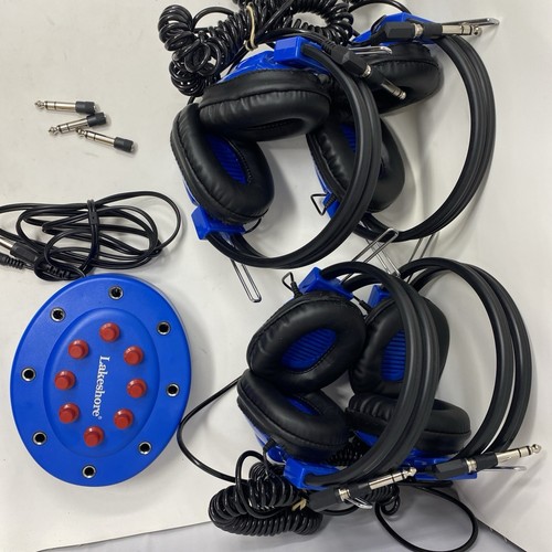 Lakeshore Learning Center Kopfhörer mit 1/4" & 3,5 mm Stecker Basis & extra Stecker - Bild 13 von 17