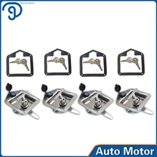 Truck Toolbox Door Lock Latch Folding T Handle Stainless Steel Latch with Keys