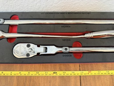 Snap-On Tools 303RT06FR 1/2 Drive Ratchet Foam Set Locking Flex