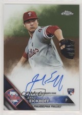 2016 Topps Chrome Rookie Auto Jerad Eickhoff #RA-JE Auto 4m3