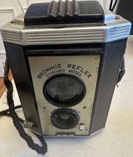 Kodak London Brownie Reflex TLR 127 Film Bakelite Box Camera With Case