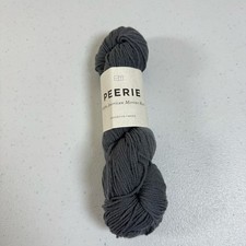 Brooklyn Tweed Peerie Nocturne Gray 100 Merino Wool 210y/50g Fingering Weight