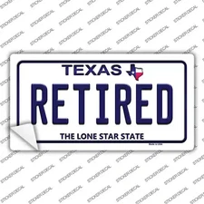 Retired Texas VInyl Decal Stickers - Various Sizes