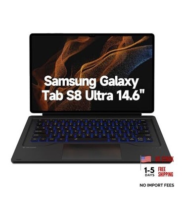  Keyboard Case for Samsung Galaxy Tab S8 Ultra Keyboard 14.6 Inch Magnetic 