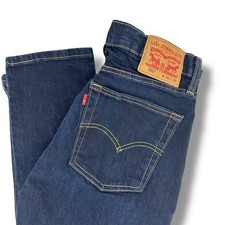 RARE Levi Strauss Co 510 Mens 32x30 Dark Wash Slim Fit Jeans Circle R red tag