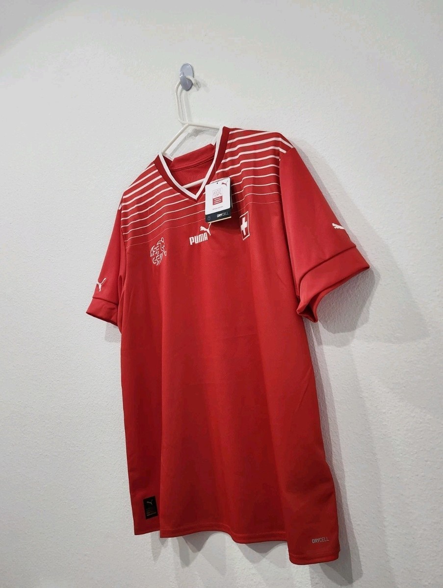 Puma Switzerland Home Stadium Soccer Jersey Men's Size XL 22/23