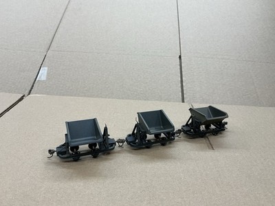 BACHMANN SPEKTRUM HO SCALE GÜTERWAGEN WAGGONS 3X BERGBAU KIPPERWAGEN SCHÖN !