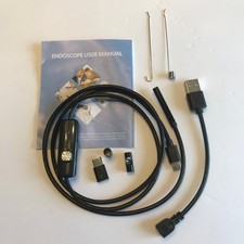 5.5mm LED Snake Endoscope Camera for USB Android Type C PC 58" Cable