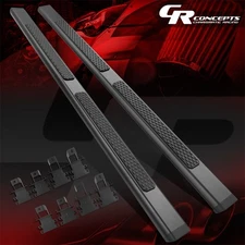 PAIR BLACK 6"OD SIDE STEP NERF BAR RUNNING BOARD FOR 2020-2022 JEEP GLADIATOR