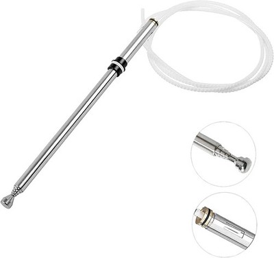 Power Car Antenna mast Compatible for Toyota Sequoia 2001-2007 Silver, White 