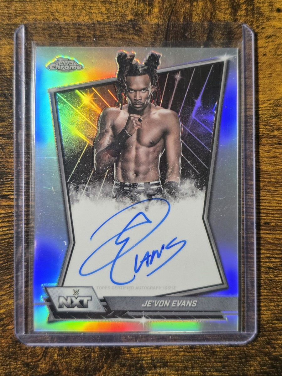 Je'Von Evans 2026 Topps Chrome WWE Refractor Auto NXT Chrome Je'Von Evans 2026 Topps Chrome WWE Refractor Auto NXT Chrome
