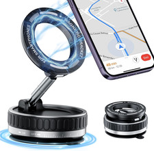 Vacuum Magnetic Phone Holders for Your Car 120 LB Strongest Suction 2800Gf