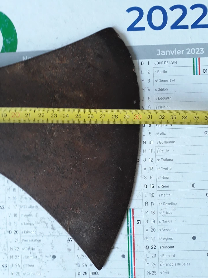 ANCIEN FER DE GRANDE HACHE FL - Photo 2/4