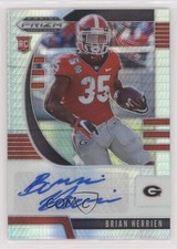 2020 Panini Prizm Draft Picks Rookies Hyper 49/75 Brian Herrien #134 Auto 0c7g