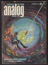 ANALOG George R R Martin Joe Allred Clifford Simak 12 1972 Kelly Freas cover art