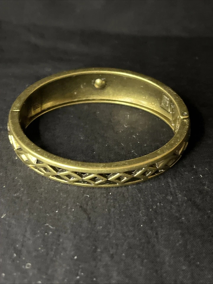 Pulsera con bisagras Heidi Daus Onyx Swarovski Topacio Cristal y Ópalo Blanco Foto 3 de 4