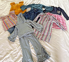 Girls Size 6/7 Summer, Fall Clothing Lot, 10 items Boutique and more   